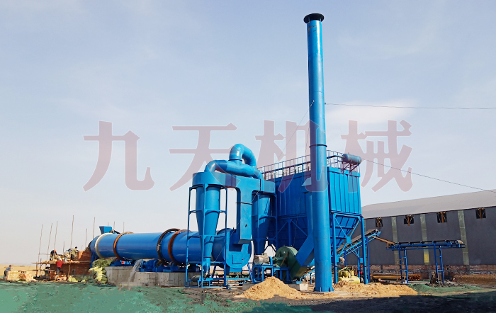 山西壽陽煤泥烘干機現場圖